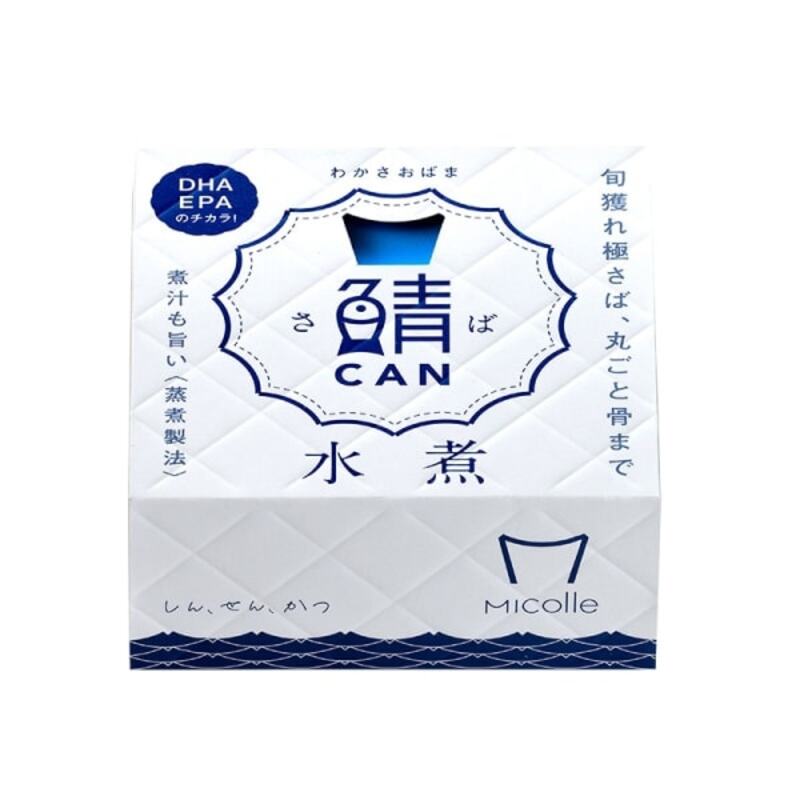 Obama seafood additive-free canned mackerel boiled in water