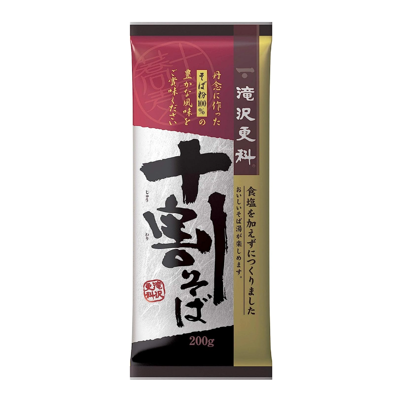 泷泽更科泷泽食品十割荞麦面 200g