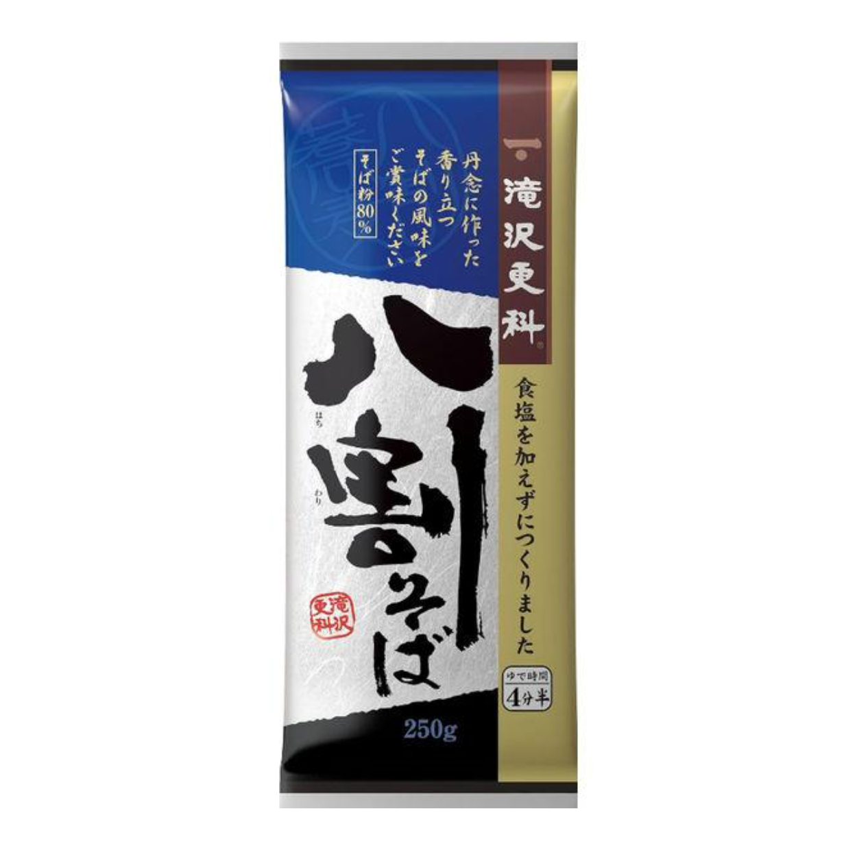 泷泽更科泷泽食品 80%荞麦面 250g