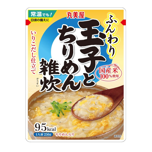 Marumiya Fluffy Egg Egg and Chirimen Zosui 250g