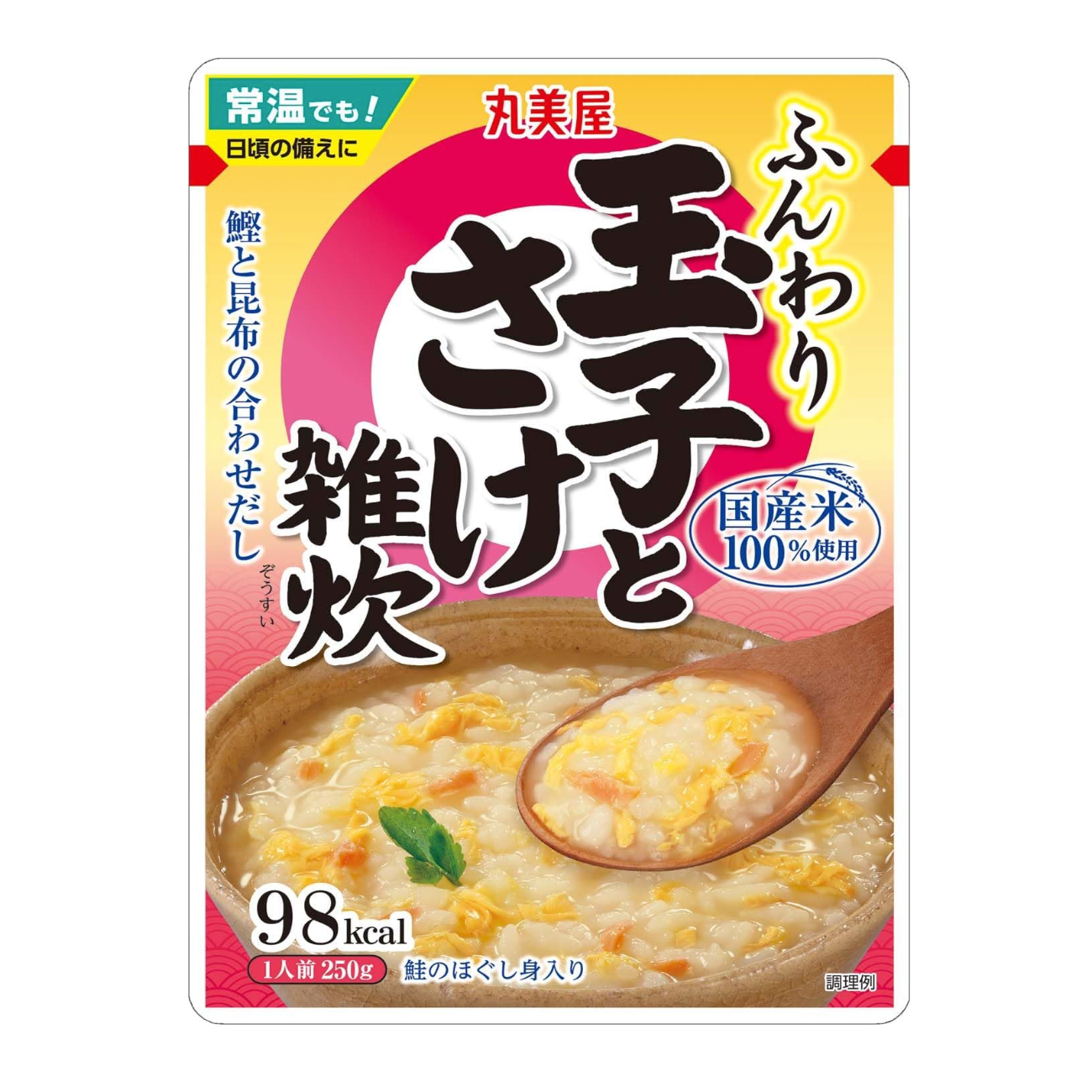 丸美屋 蓬松鸡蛋 三文鱼杂烩面 250g 