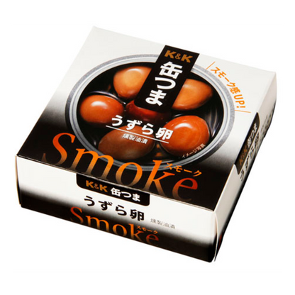 K&K canned smoked quail eggs 50g