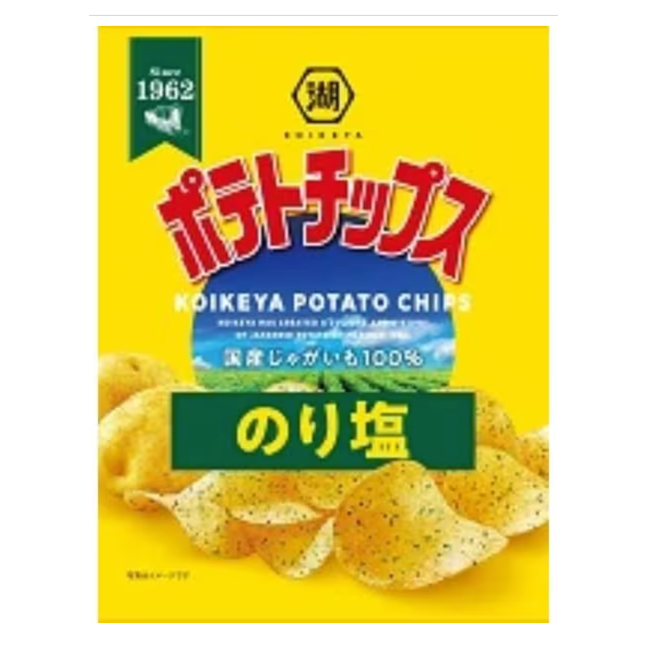 Koikeya Potato Chips Seaweed Salt 60g