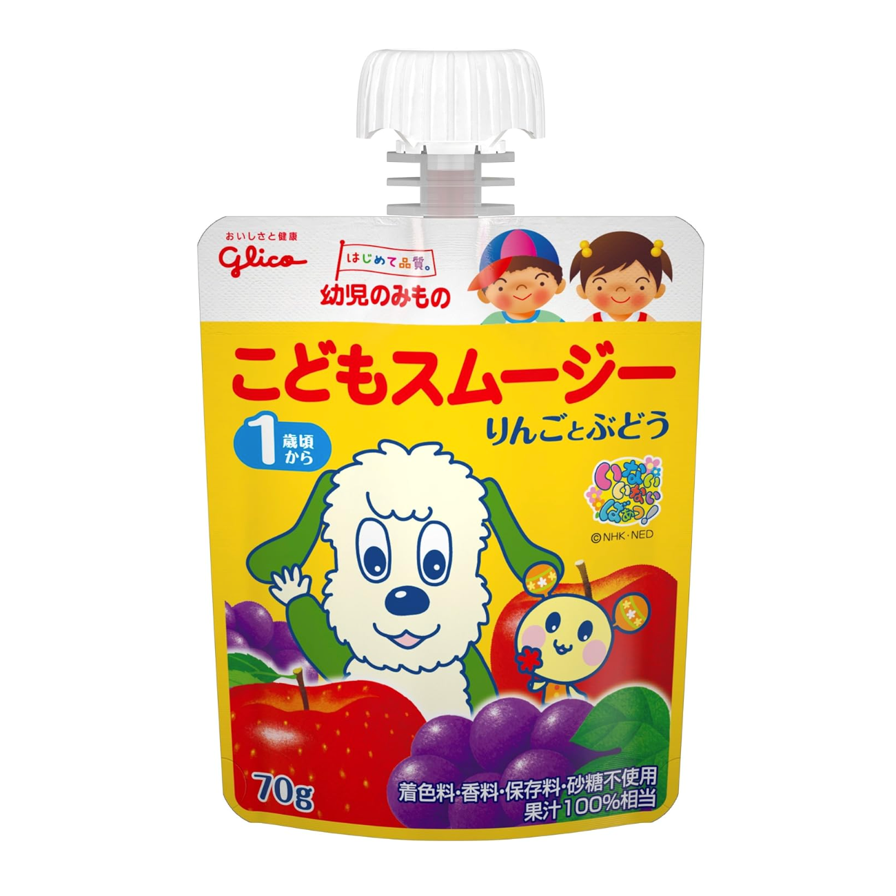 Glico Kids Smoothie Drink Apple & Grape 70g