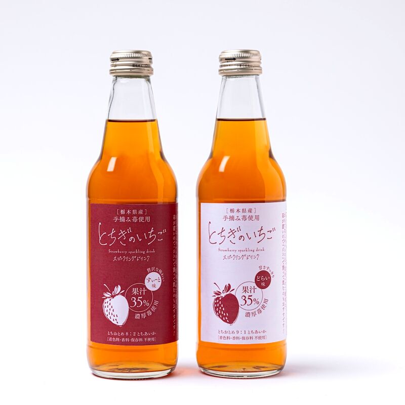 栃木草莓氣泡飲料4瓶裝