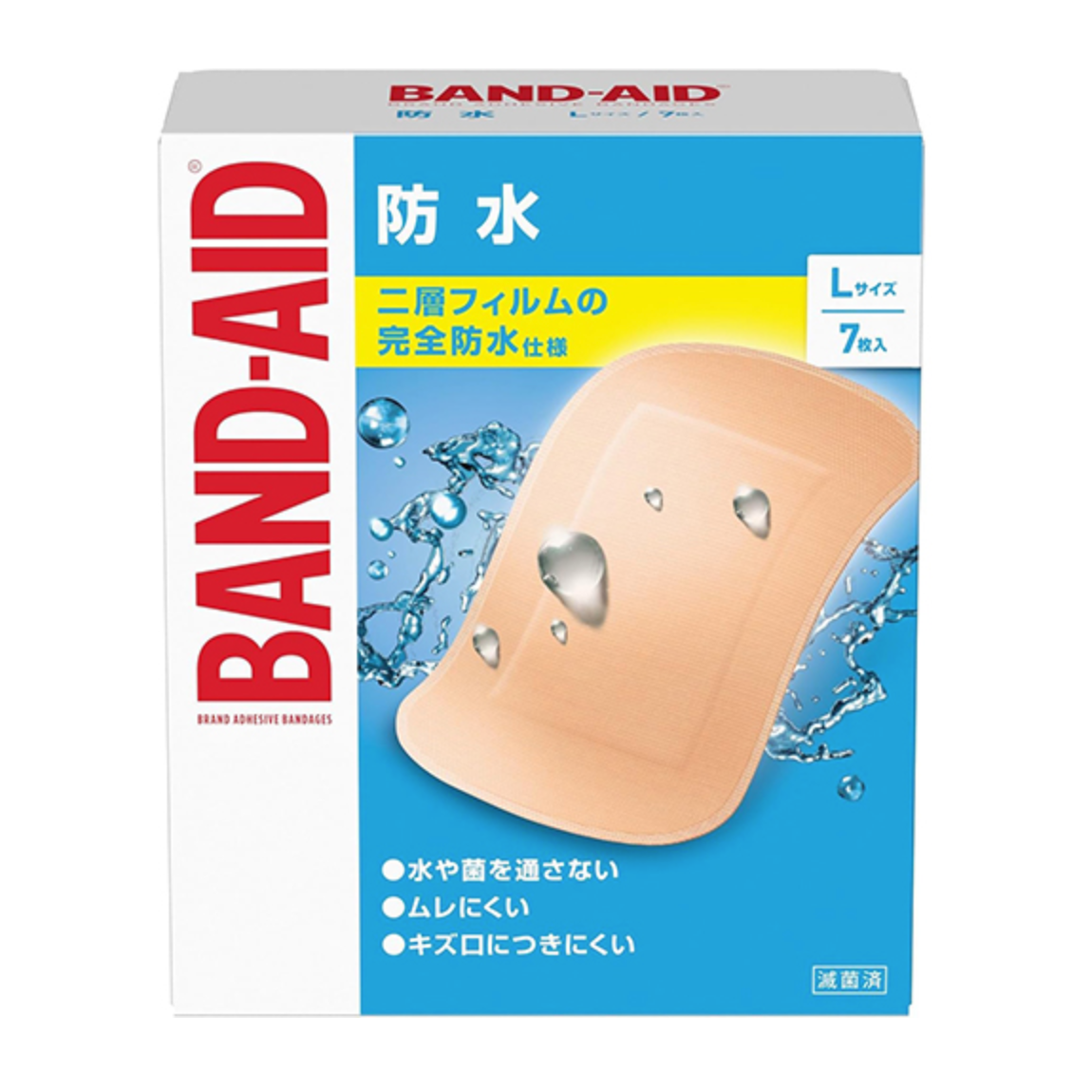 Band-aid waterproof L size 7 pieces