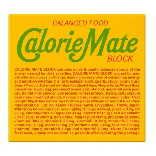 Calorie Mate block fruit flavor 4 pieces