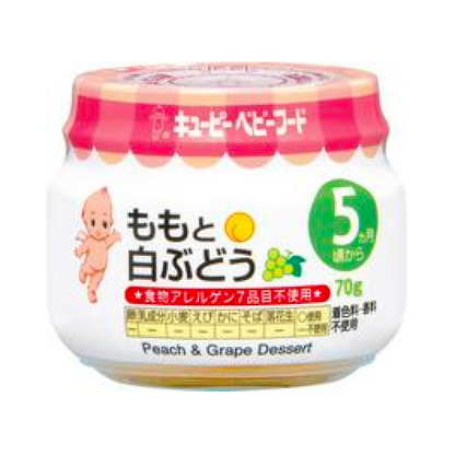 kewpie 婴儿食品和白葡萄 70g 1 瓶