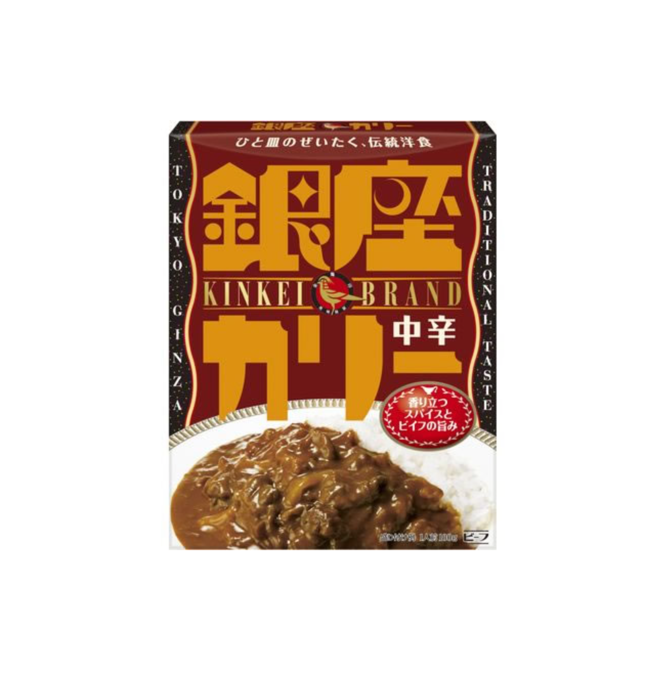 銀座咖哩 中辣 180g