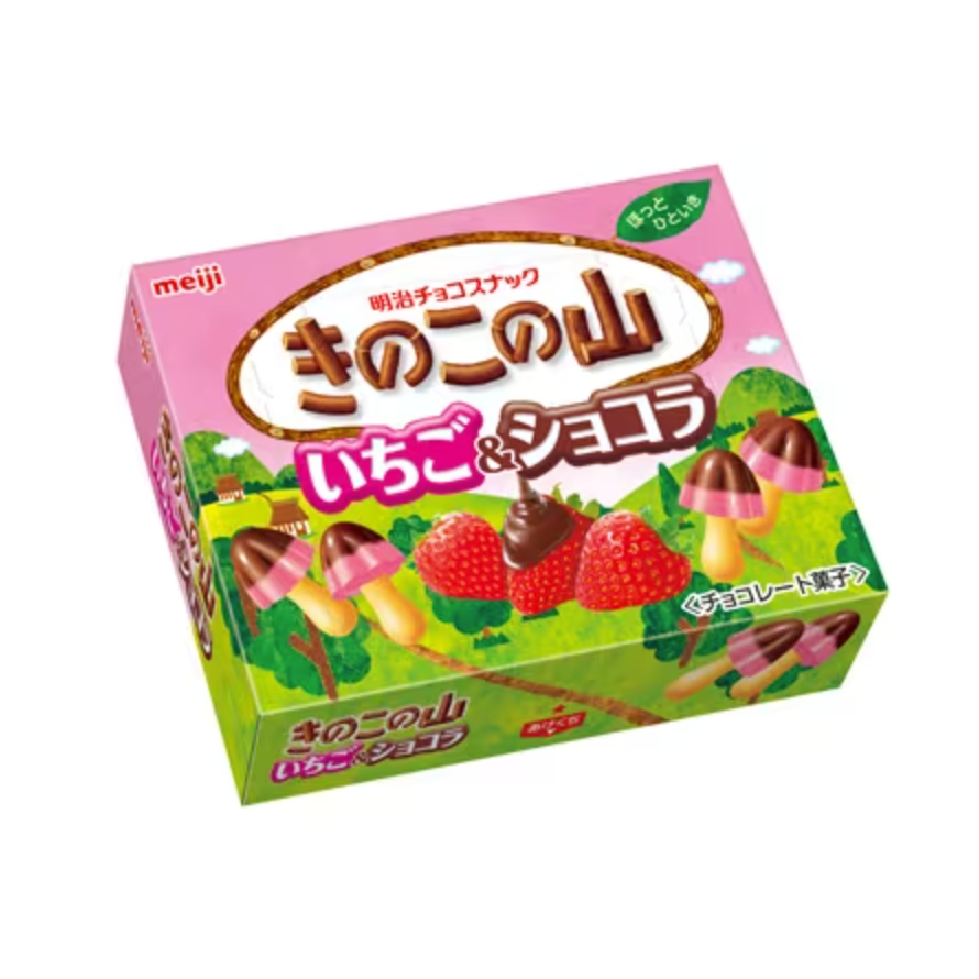 Kinoko no Yama Strawberry & Chocolate 64g