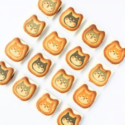 Mameshiba Mamire 8 pieces caramel flavor Langue de chat