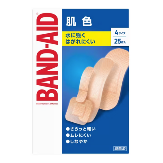 Band-aid skin color 4 sizes 25 pieces