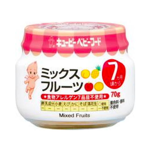 kewpie Baby food mix fruit 70g 1 bottle