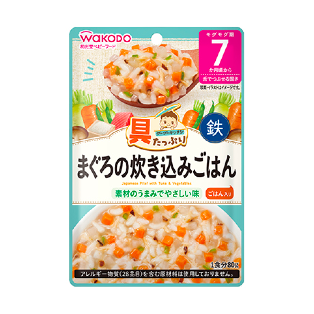 Wakudo Plenty of Gugu Kitchen 金枪鱼米饭 80g