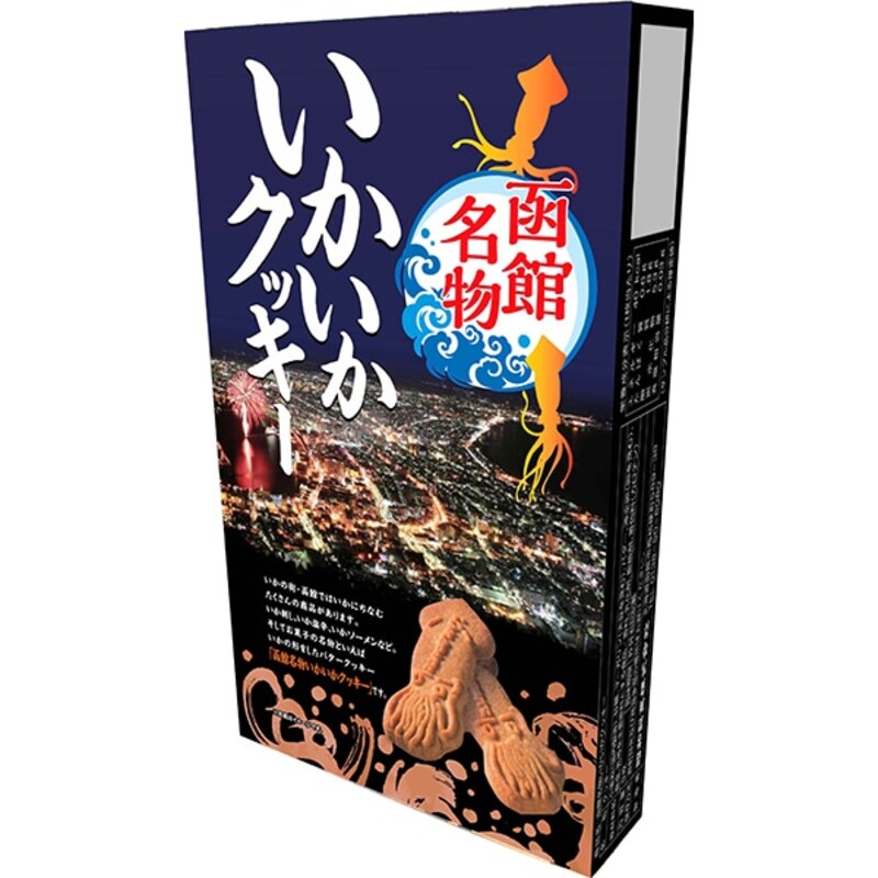 昭和制果350 函馆特产鱿鱼饼干8枚入