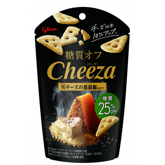 Glico low-carbohydrate cheese <double cheese with black pepper> 36g