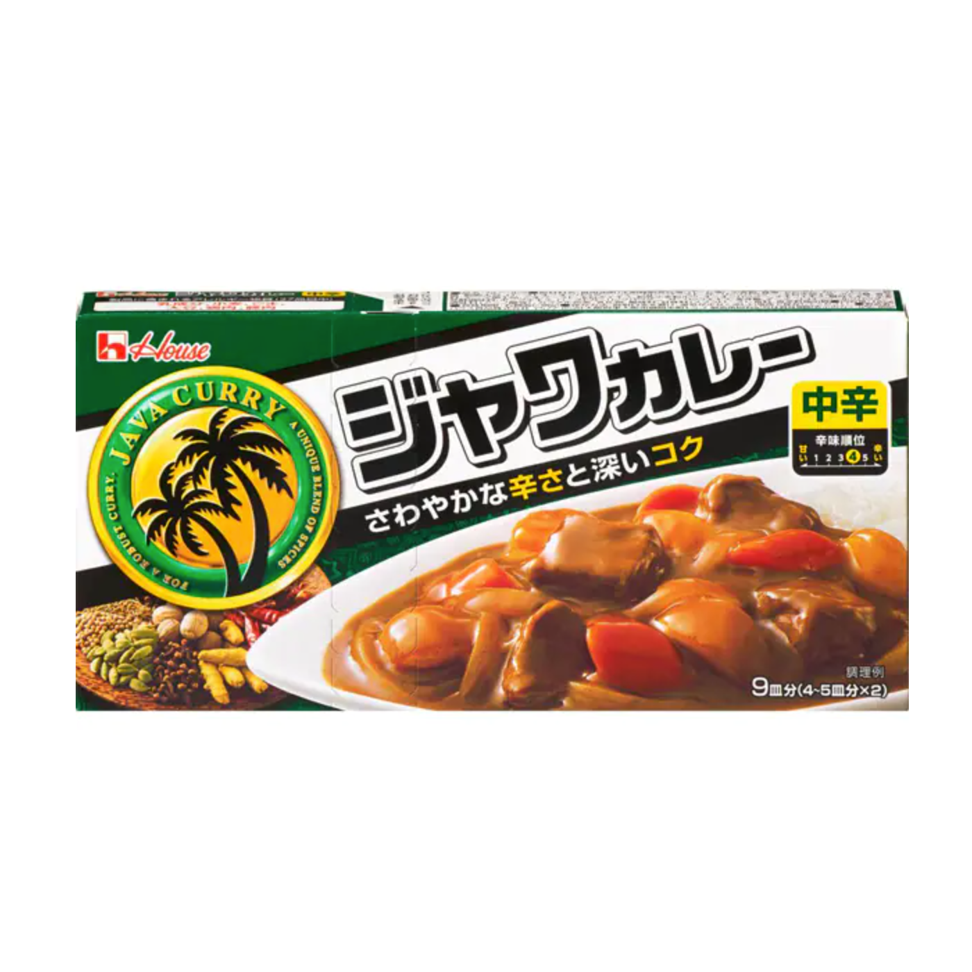 Java curry <medium spicy> 185g x 3 pieces