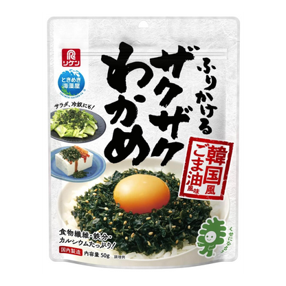 Furikake Crunchy Wakame Korean Sesame Oil Flavor 50g