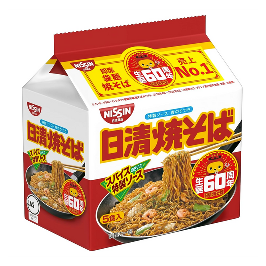 Nissin Yakisoba 5 meal pack (500g)