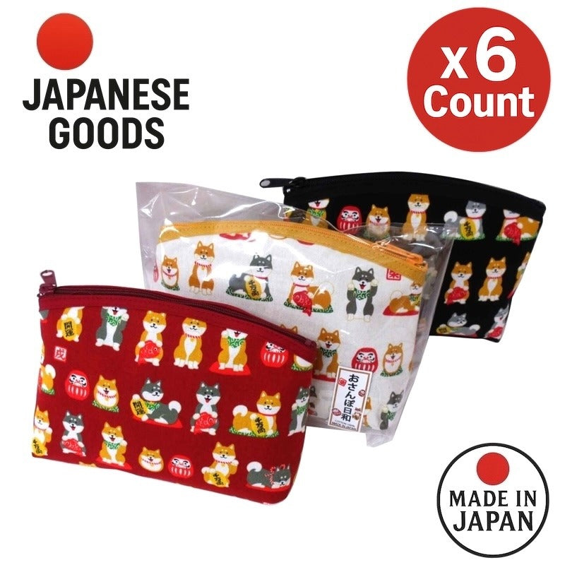 Osanpo Biyori 柴犬袋 3 色日本製造