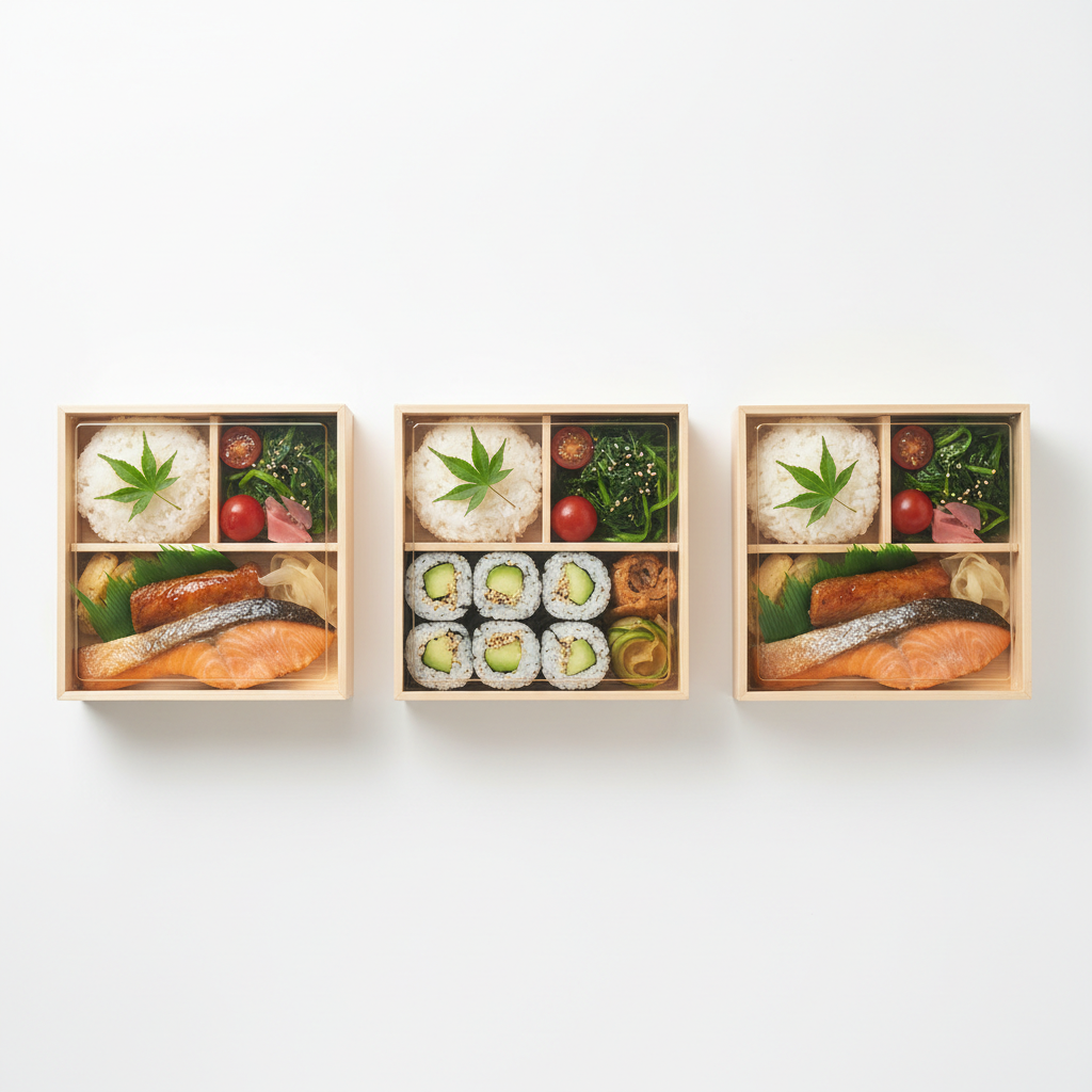 [Test2] Ubusuna Japanese Bento - Start with 3 Bento Boxes