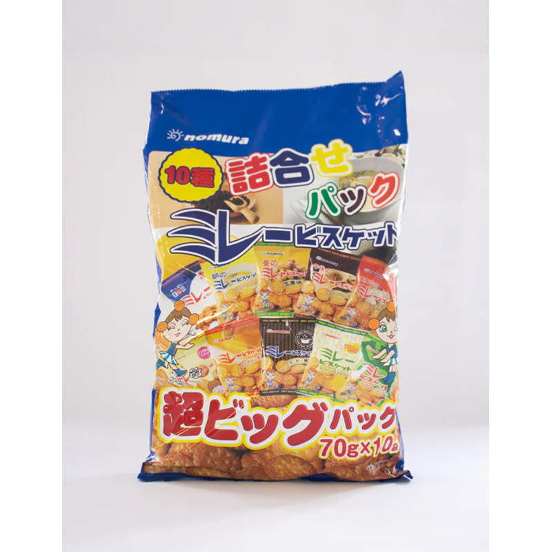 10種什錦小米餅乾超大包裝 70g x 10袋