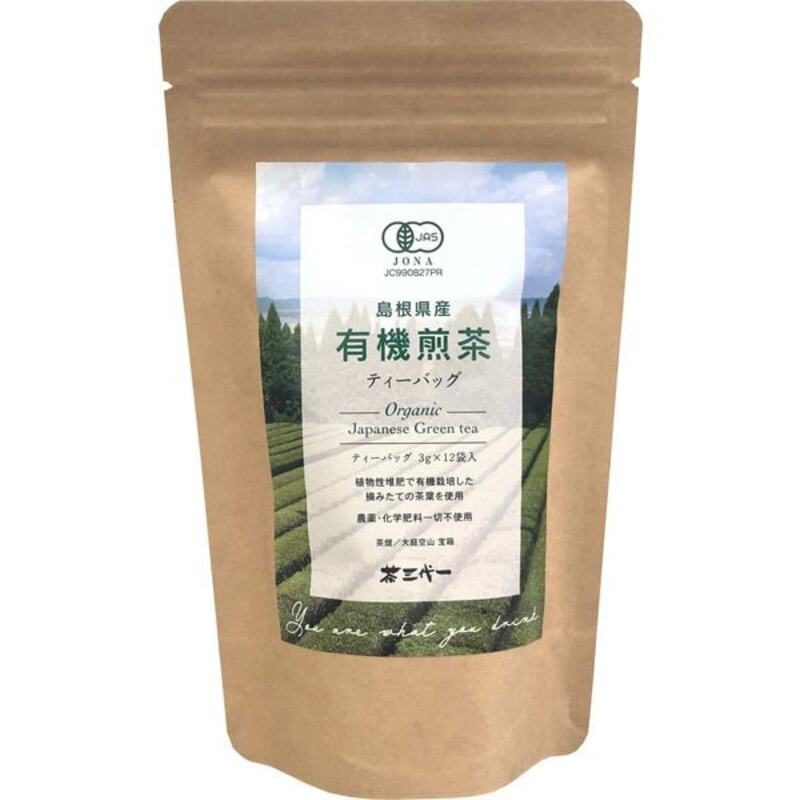 Cha Sandaiichi Organic Sencha Tea Pack from Shimane Prefecture 3g x 12P