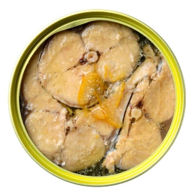 Obama seafood boiled mackerel canned with yuzu flavor