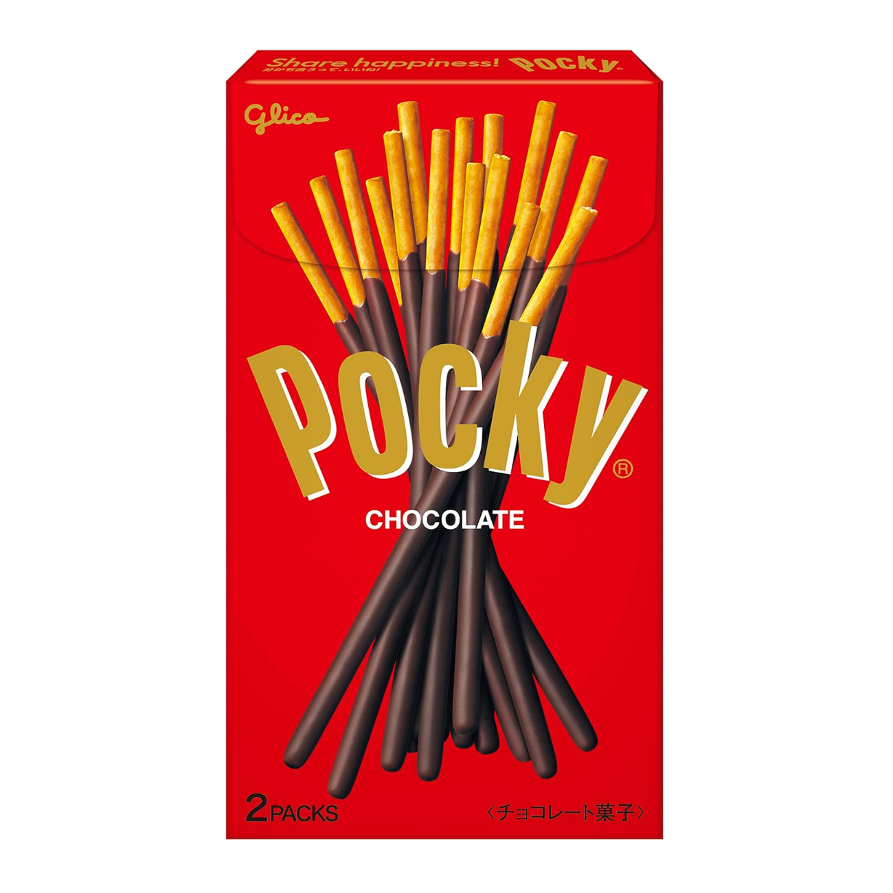 2 bags of Pocky chocolate