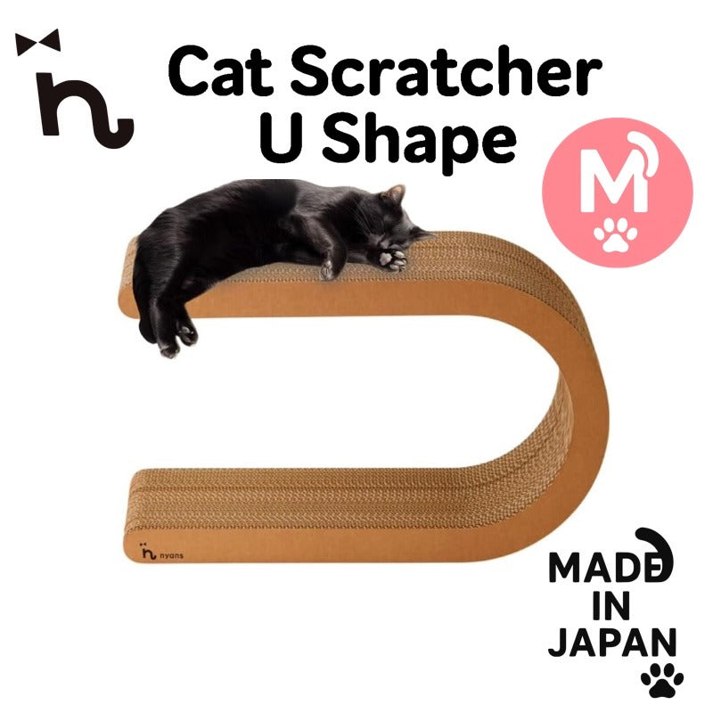 nyans 猫抓板 U 型 M 尺寸 日本制造