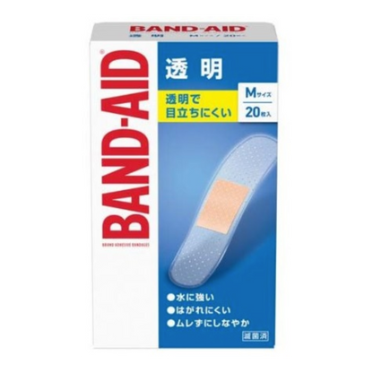 Band-aid transparent medium size 20 pieces