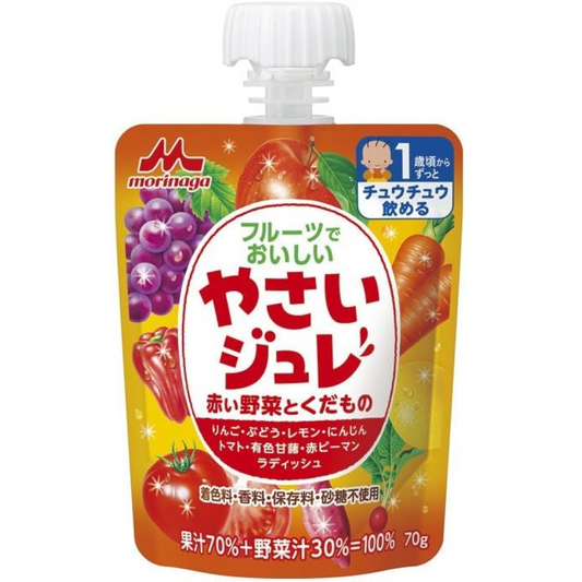 Morinaga Milk Business Fruit Delicious Yai Jille Red Vegetables and Dokumono 70g