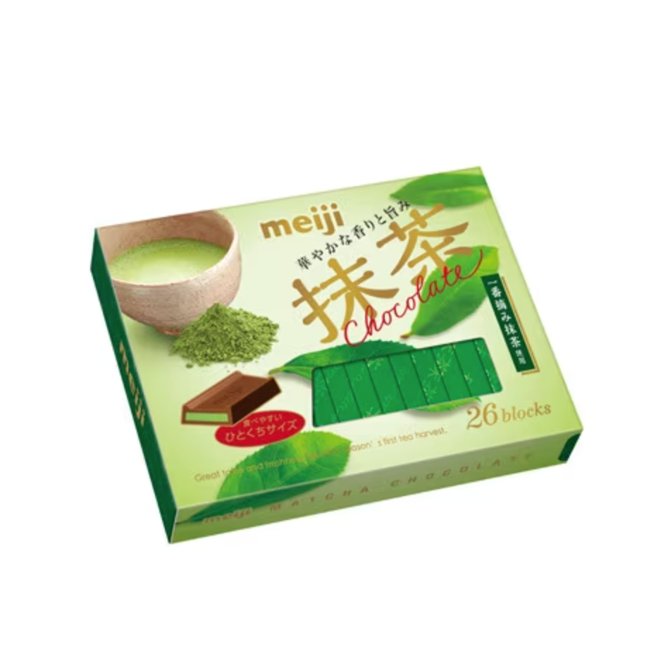 Meiji Matcha Chocolate BOX (26 pieces)