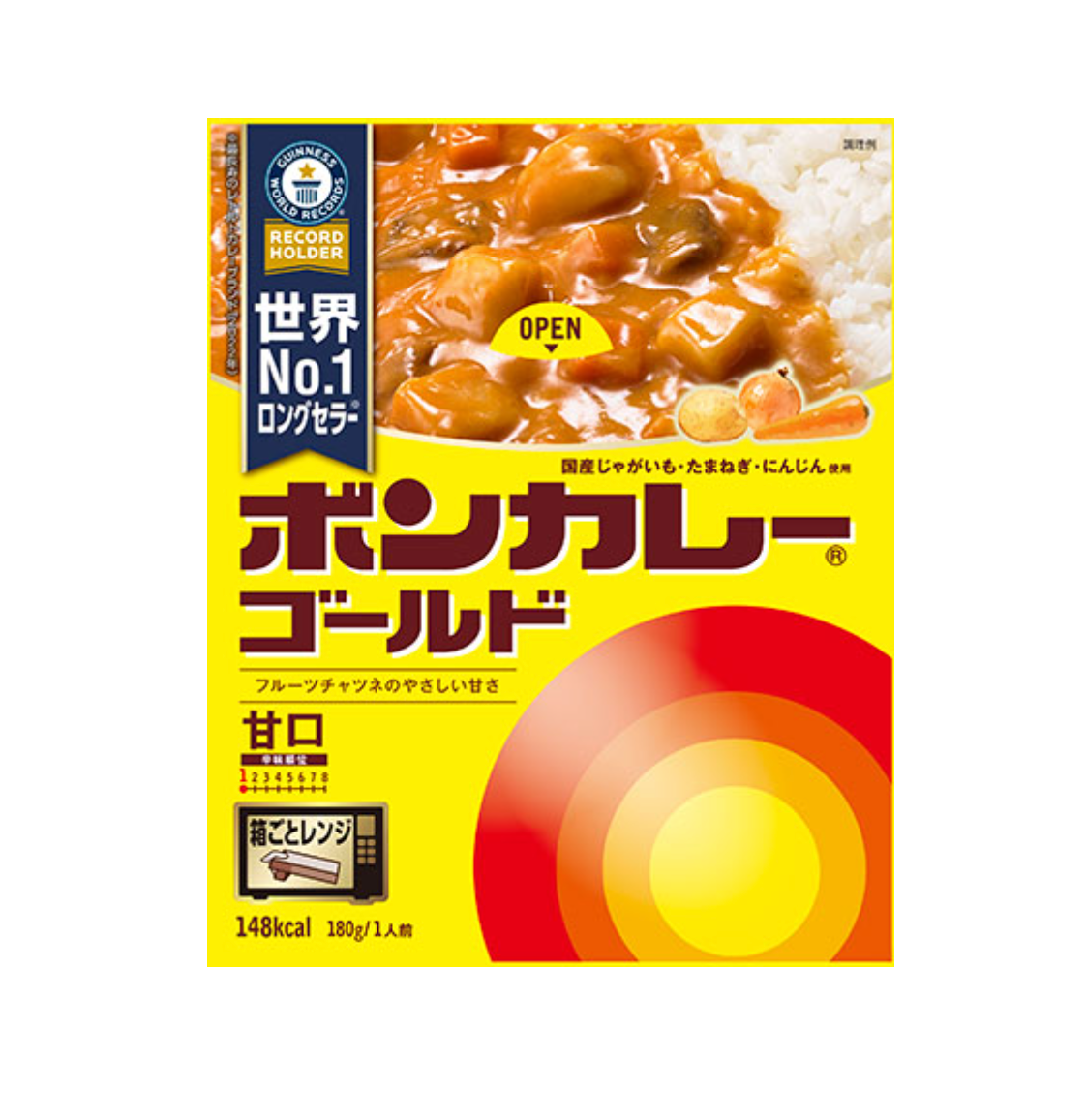 Bon Curry Gold <Sweet> 180g x 10 pieces