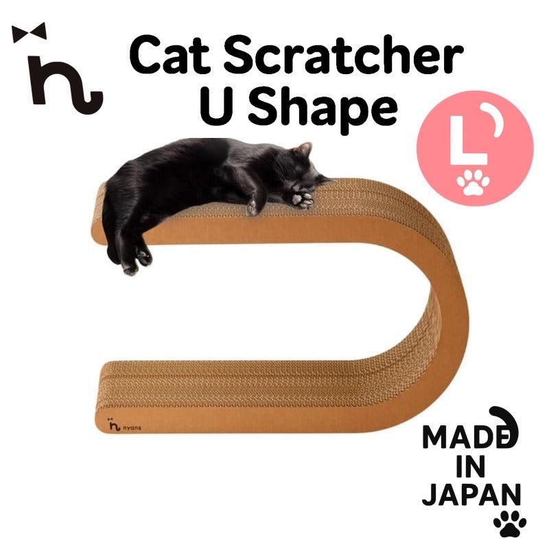 nyans 猫抓板 U 型 L 码 日本