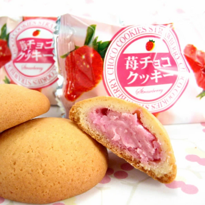 Amaou strawberry chocolate cookies 10 pieces