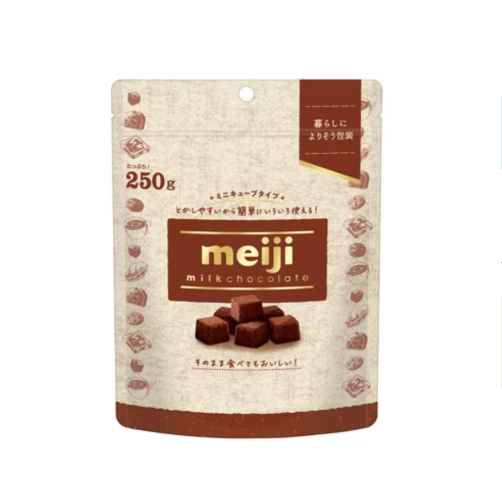 Meiji Milk Chocolate Mini Cube 250g