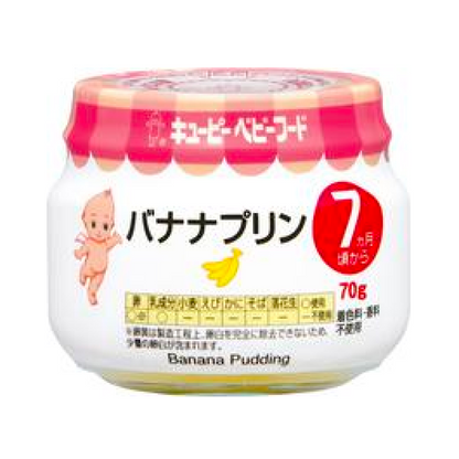 kewpie Baby Food Banana Pudding 70g 1 bottle