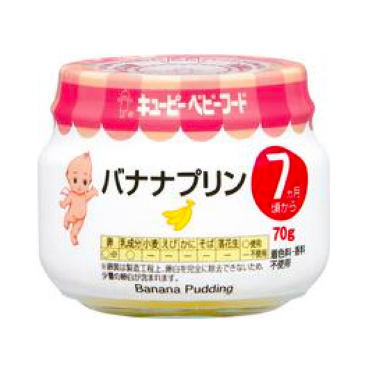 kewpie 婴儿食品香蕉布丁 70g 1瓶