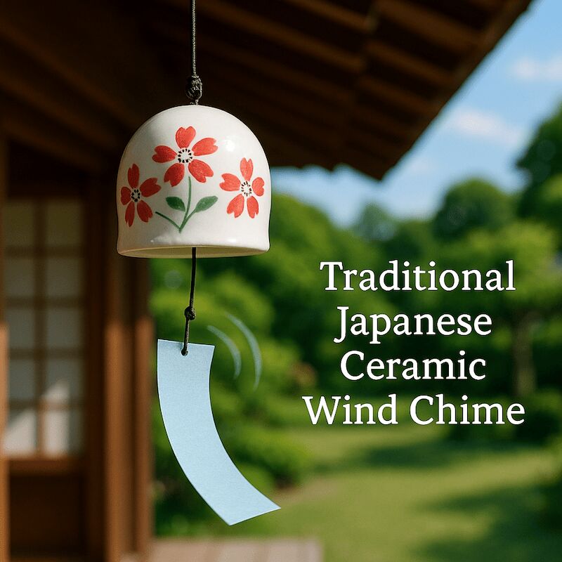 Arita Wind Chime Fan Beauty Boxed 1 Count