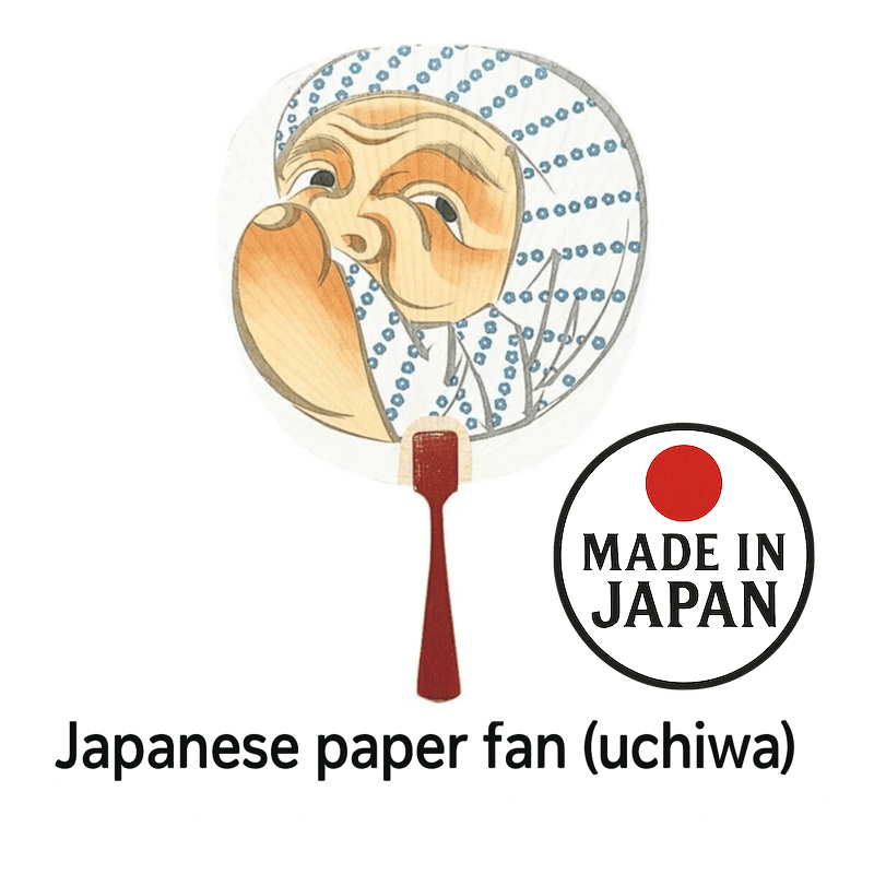日本纸扇 Hyottoko 1 把