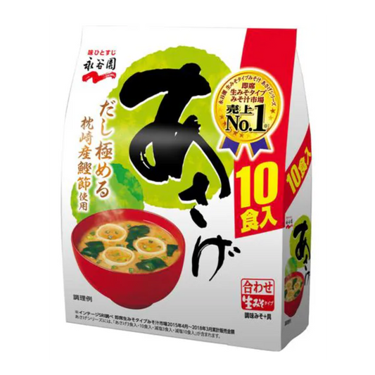 Raw Miso Type Miso Soup Asage Value 10 servings (181g)