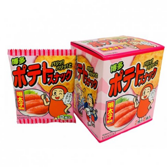 Potato snack mentaiko flavor 2 pieces x 8 bags