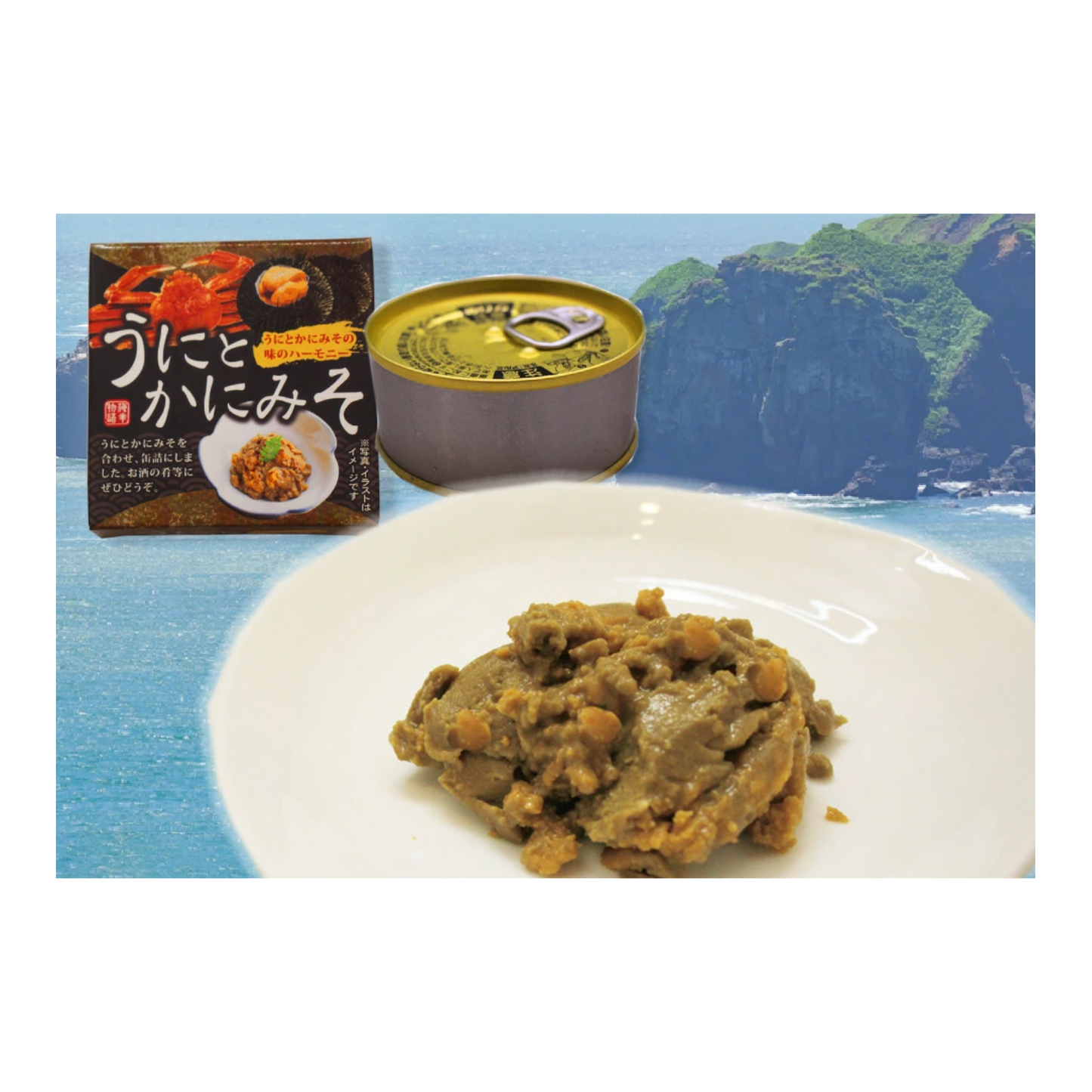 Hokuto sea urchin and miso can 70g