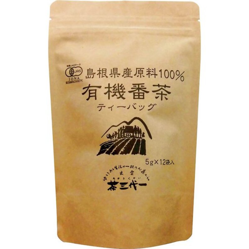 Cha Sandaiichi Organic Bancha Tea Pack from Shimane Prefecture 5g x 12P