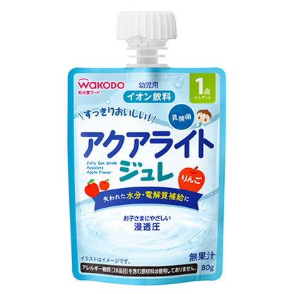 Wakudo My Juled Drink Aqualite 蘋果 1 歲以上 80 克