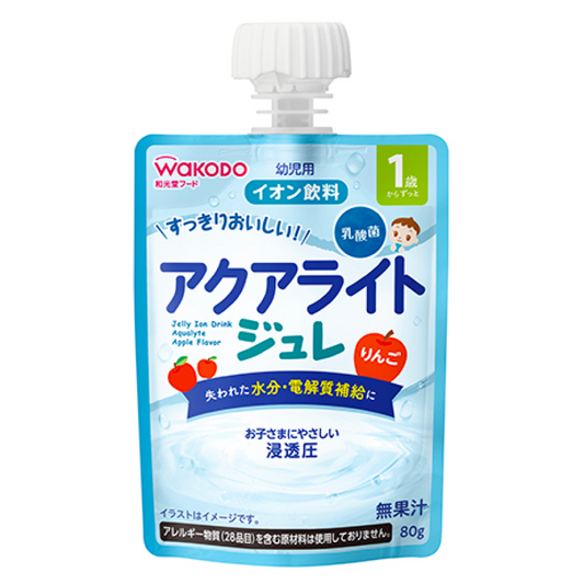 Wakudo My Juled Drink Aqualite 苹果味 1岁以上 80g