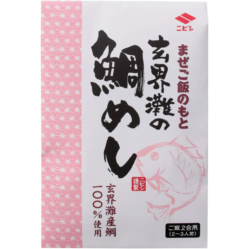 Nibishi Mazegohan Genkai Sea Sea Bream Meal 112g