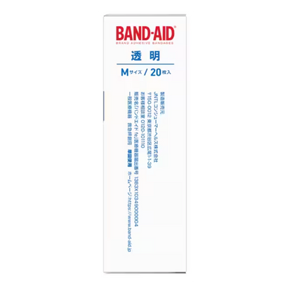 Band-aid transparent medium size 20 pieces