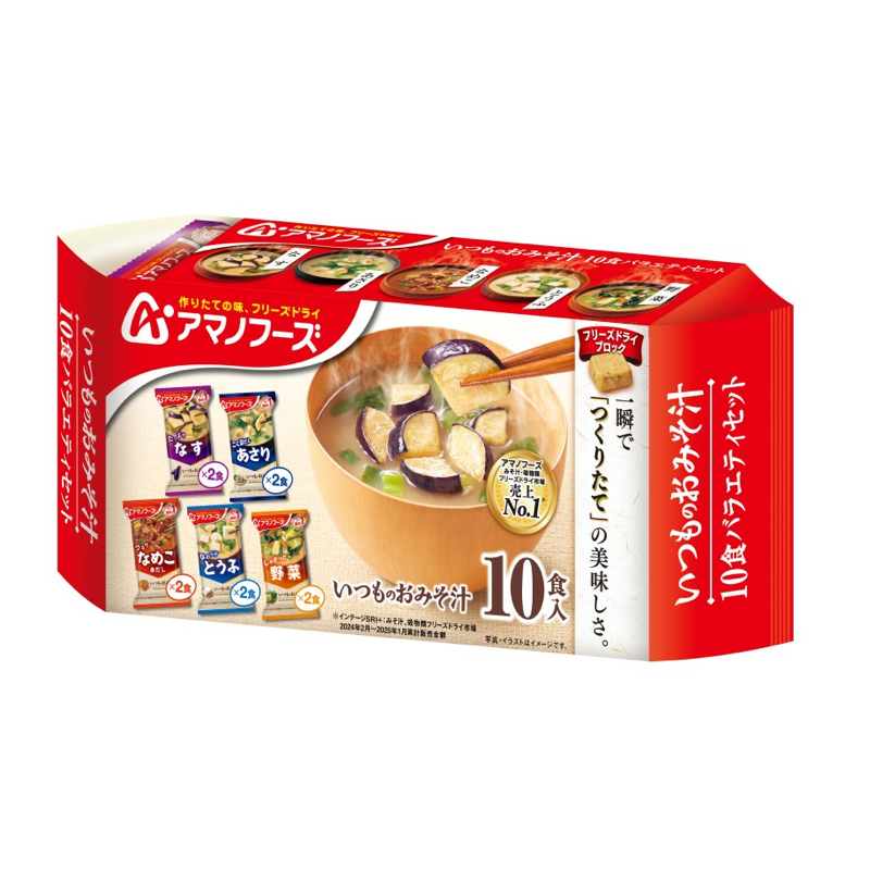 天野食品 普通味噌汤10餐组合装 10餐 88.4g